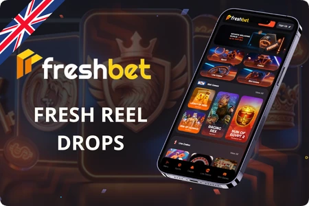 New slot releases appearing in the Freshbet lobby with provider filters and demo mode toggle